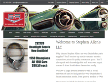 Tablet Screenshot of mystudebaker.com
